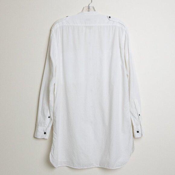 Dries Van Noten Shirt White Utility Long Sleeve Button Down Large EU 42 - Picture 3 of 15